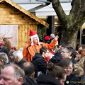 Santa at the Viktualienmarkt beer garden
